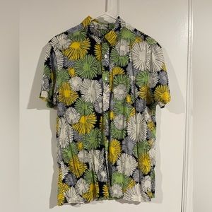 Mens Button Down Shirt - Vintage flair